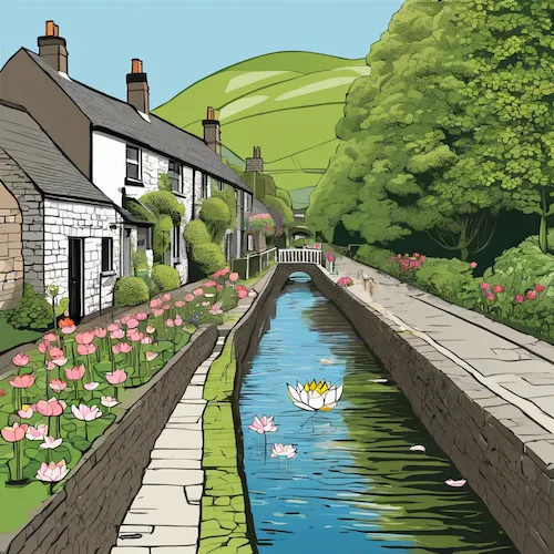 An imagining of Ulverston Canal