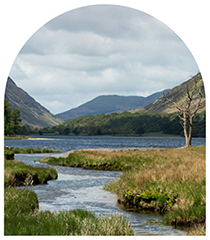 Cropped view of Buttermere in the Lake District, showcasing its peaceful waters — representing the Smallest Tier on the Partner With Us page of Sukanya The Podcast.