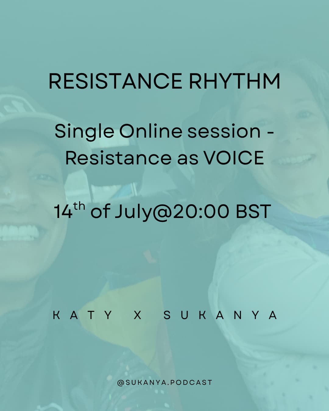 Resistance as VOICE - July 14th (Online)